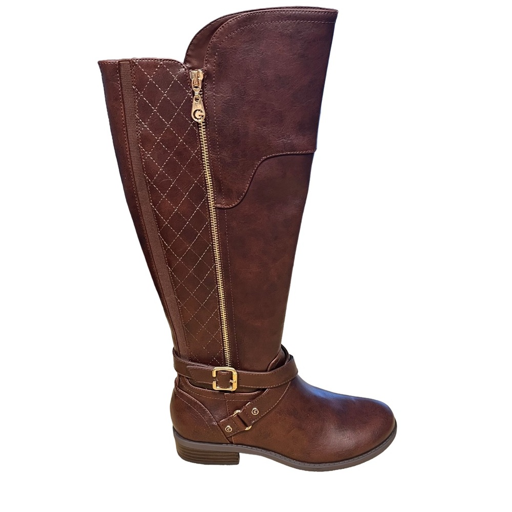 NEW Women’s GBG Guess Haydin Dark Brown Sz 7 Knee High Riding Boots